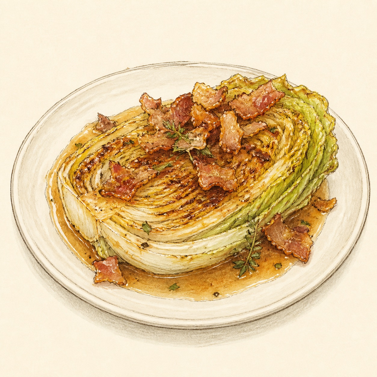 Napa Cabbage Steak